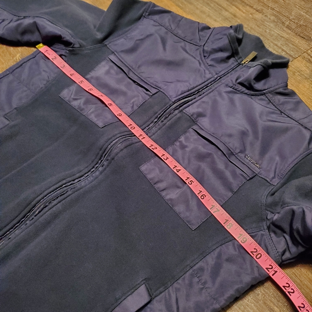 Calvin Klein M Mens Navy Jacket - Picture 3 of 5